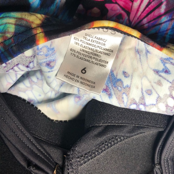 Colorful Butterfly print tankini - Picture 15 of 15